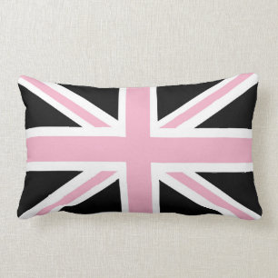 Gewerkschafts-Jack-BRITISCHES Flaggen-Rosa und Lendenkissen