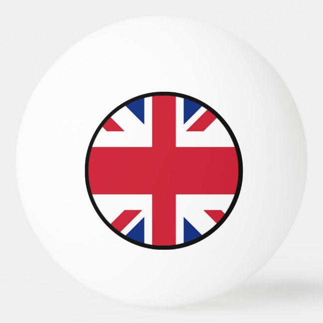 Gewerkschafts-Jack - Flagge des Vereinigten Tischtennisball (Rückseite)