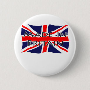 Gewerkschafts-Jack-Flagge - hergestellt in Button