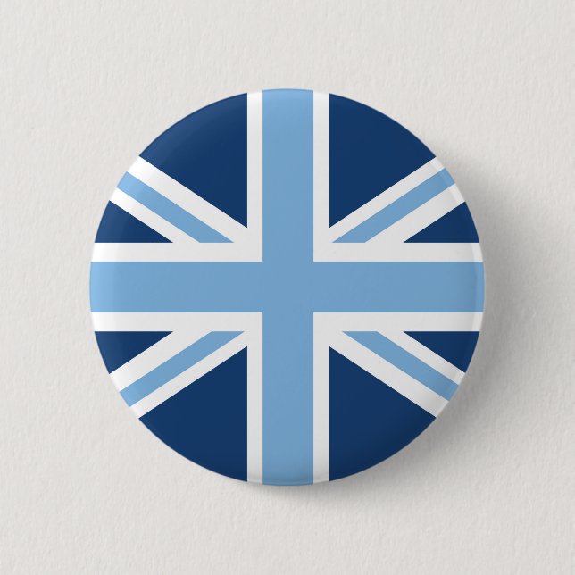 Gewerkschafts-Jack-Flagge im Himmel-und Button (Vorderseite)