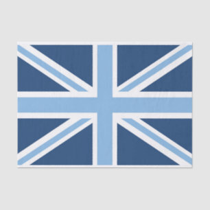 Gewerkschafts-Jack-Flagge im Himmel-und Seidenpapier
