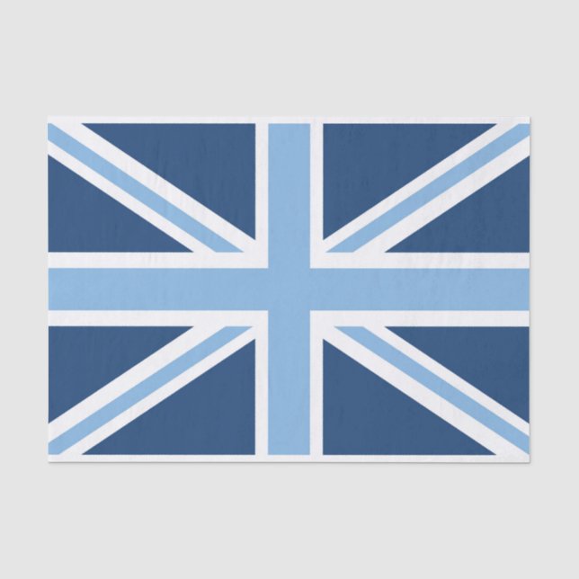 Gewerkschafts-Jack-Flagge im Himmel-und Seidenpapier (Vorderseite)