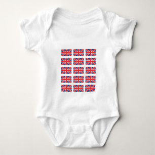 Gewerkschafts-Jack-Flagge Strampler/Babygro Baby Strampler