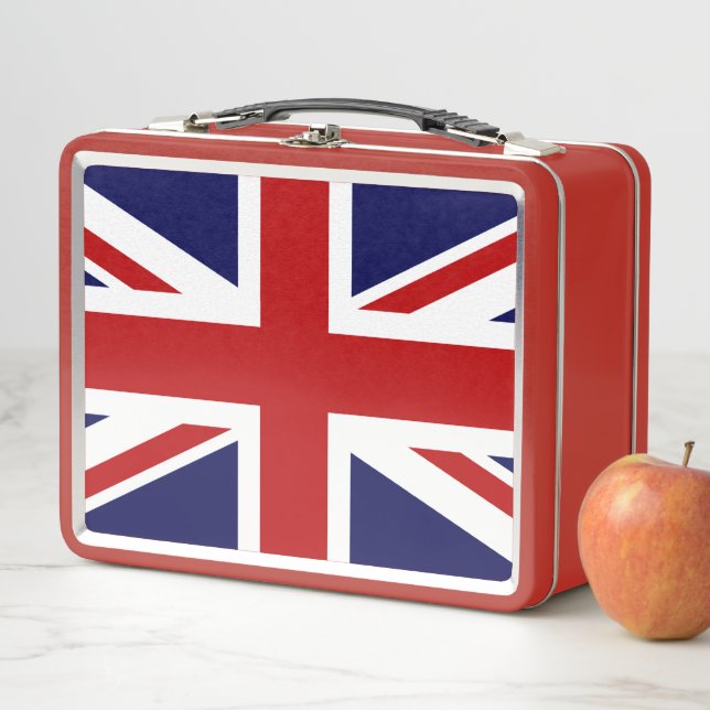 Gewerkschafts-Jack-Flagge von Großbritannien Metall Brotdose (Beispiel)