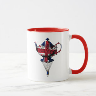 Gewerkschafts-Jack-Fliegen-Teekanne Tasse