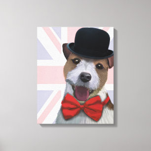 Gewerkschafts-Jack-Jack Russell Leinwanddruck