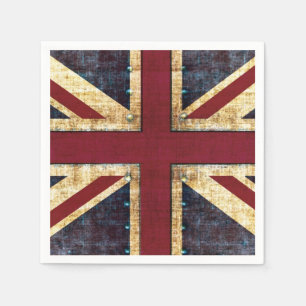 Gewerkschafts-Jack-Königreich-Flagge Serviette
