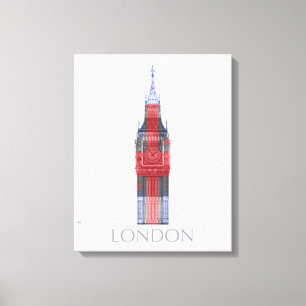 Gewerkschafts-Jack Londons Big Ben Leinwanddruck