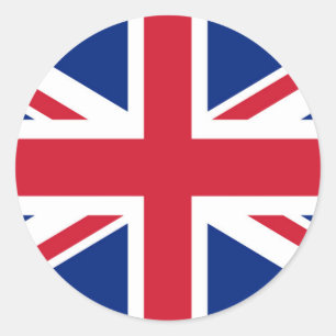 Gewerkschafts-Jackflagge Großbritanniens - Runder Aufkleber