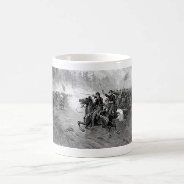 Gewerkschafts-Kavallerie-Gebühr -- Ziviler Krieg Kaffeetasse (Mittel)