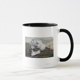 Gewerkschafts-pazifische Fracht-Zug-Ansicht Tasse