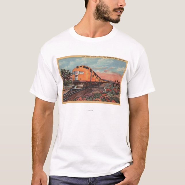 Gewerkschafts-pazifischer Zug, Stadt von L.A. T-Shirt (Vorderseite)