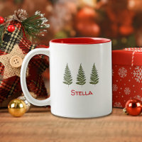 Gewerkte Weihnachten - Süßer Xmas Baum Farn