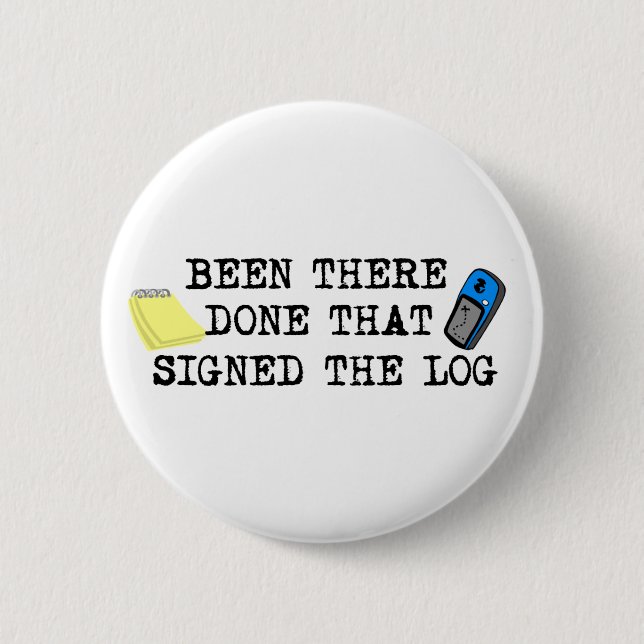 Gewesen dort… button (Vorderseite)