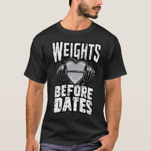 Gewicht des Fitnesscenters vor den Terminen T-Shirt