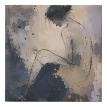 Gewicht des Gedankens Abstrakte Figuren-Wandkunst