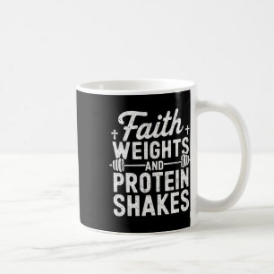 Gewichte des Glaubens und Proteinschwellen Christl Kaffeetasse