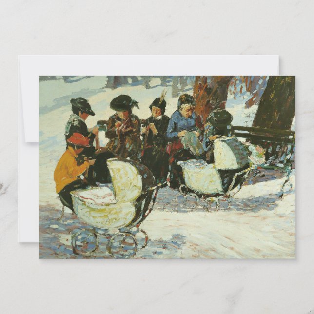 Gewichte für die Soldaten | George Luks Karte (Vorderseite)