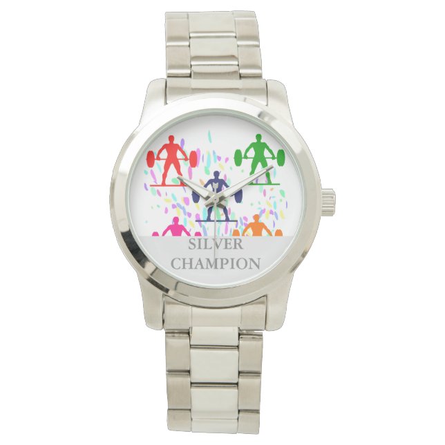 GEWICHTELEFATCH ARMBANDUHR (Vorderseite)