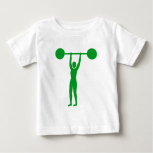 Gewichtheben 02 - Grasgrün Baby T-shirt