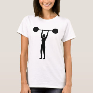 Gewichtheben 02 - Schwarz T-Shirt