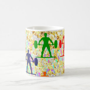 Gewichtheben kaffeetasse