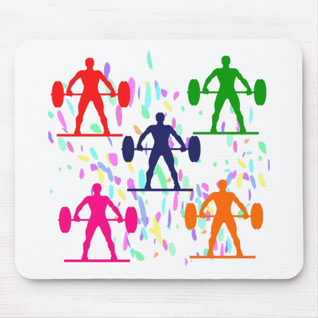 GEWICHTHEBEN MOUSEPAD (Vorne)