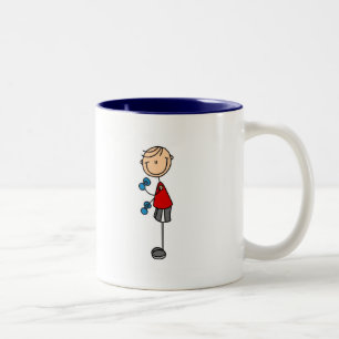 Gewichtheben T-Shirts und Geschenke Zweifarbige Tasse