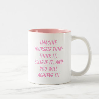 Gewichts-Verlust-Inspiration Zweifarbige Tasse