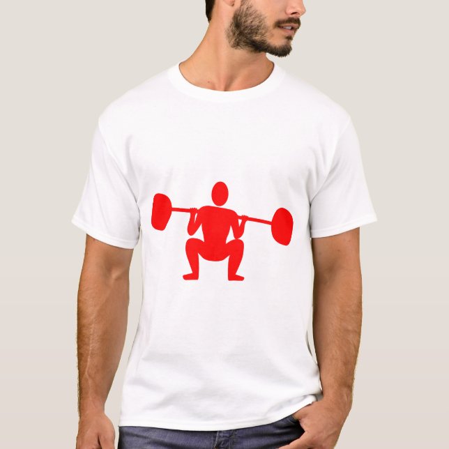 Gewichtsabnahme 01 - Rot T-Shirt (Vorderseite)