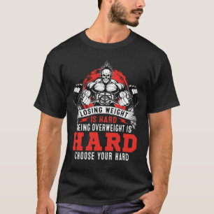 Gewichtsabnahme bei starkem Übergewicht ist schwer T-Shirt
