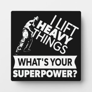 Gewichtsabnahme - Heavy Dings - Super Power Fotoplatte