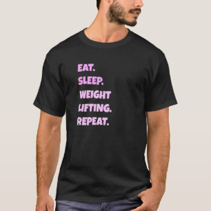 Gewichtsabnahme PNG zum Schlafen Sport Wiederholun T-Shirt