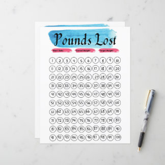 Gewichtsabnahmeprotokoll 100 lbs/kg