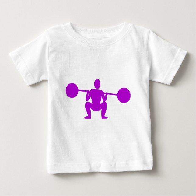 Gewichtsabnehmer 01 - Lila Baby T-shirt (Vorderseite)
