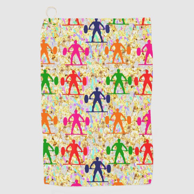 Gewichtsannahme Golfhandtuch (Vorderseite)