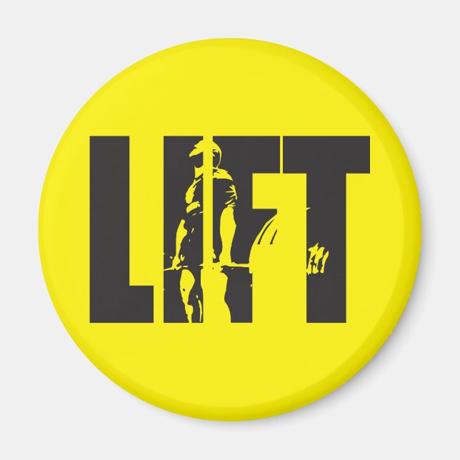 "Gewichtsannahme" Motivation - AUFHEBEN Magnet (Vorne)