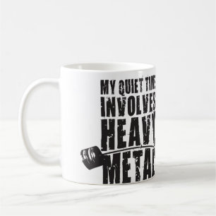 "Gewichtsannahme" Motivation - Schwermetall Kaffeetasse
