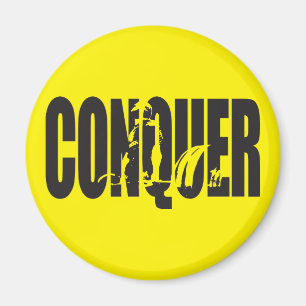 Gewichtslifting-Motivation - KONQUENT Magnet