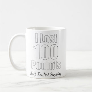 Gewichtsverlust Geschenke ich verloren 100 Pfund M Kaffeetasse
