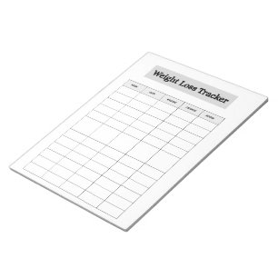 Gewichtsverlust-Tracker  Notizblock