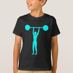 Gewichtszunahme 02 - Cyan T-Shirt