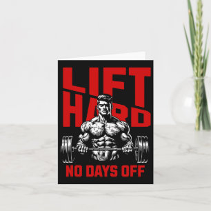 Gewichtszunahme Bodybuilding Gym Motivation Sprich Karte