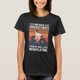 GewichtszunahmeFrauen Weightheben Lover Funny Gym  T-Shirt