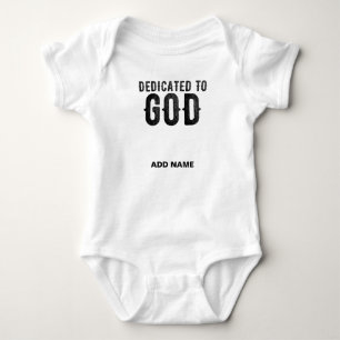 GEWIDMET GOTT INDIVIDUALISIERBAR COOLE SCHWARZE SC BABY STRAMPLER
