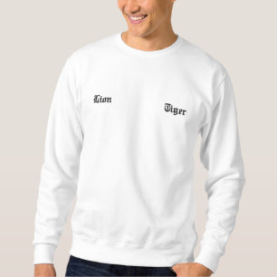 "Gewindereicher Prunk: Luxuriöse bestickte Hemden" Besticktes Sweatshirt
