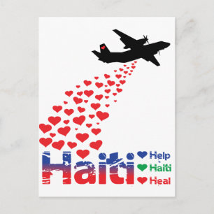 Gewinn für Haiti-Luft-Drop Postkarte