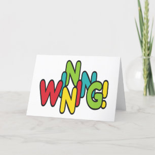 Gewinnen! Feiertagskarte
