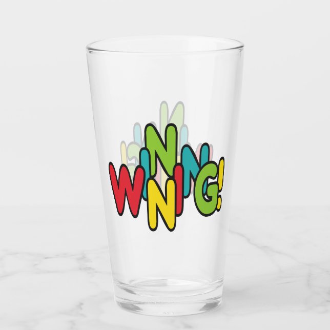 Gewinnen! Glas (Vorderseite)