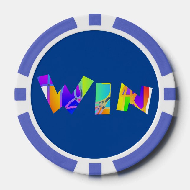 GEWINNEN POKERCHIPS (Vorderseite)